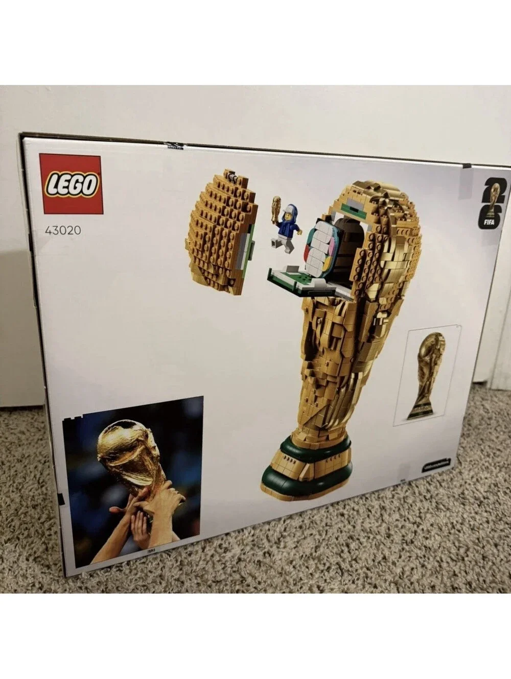 LEGO Editions FIFA World Cup Official Trophy Building Set 43020
